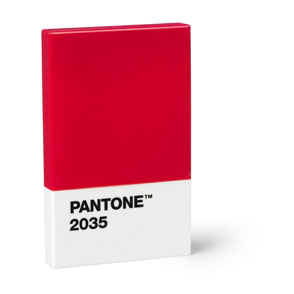 Piros névjegykártya tartó - Pantone