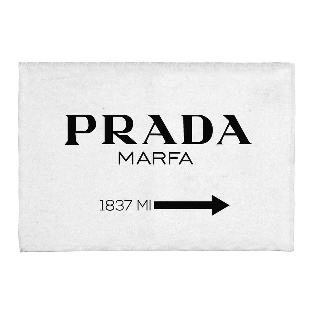 Prada fehér-fekete fürdőszobai kilépő