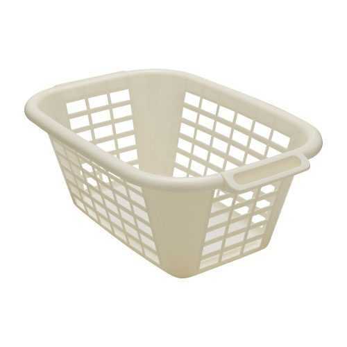 Rect Laundry Basket krémszínű szennyeskosár