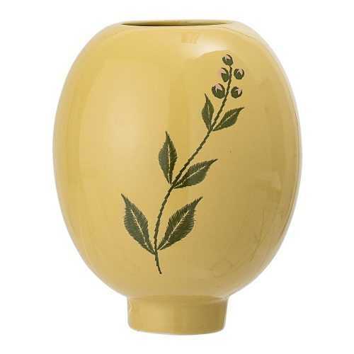 Rose sárga-zöld agyagkerámia váza - Bloomingville