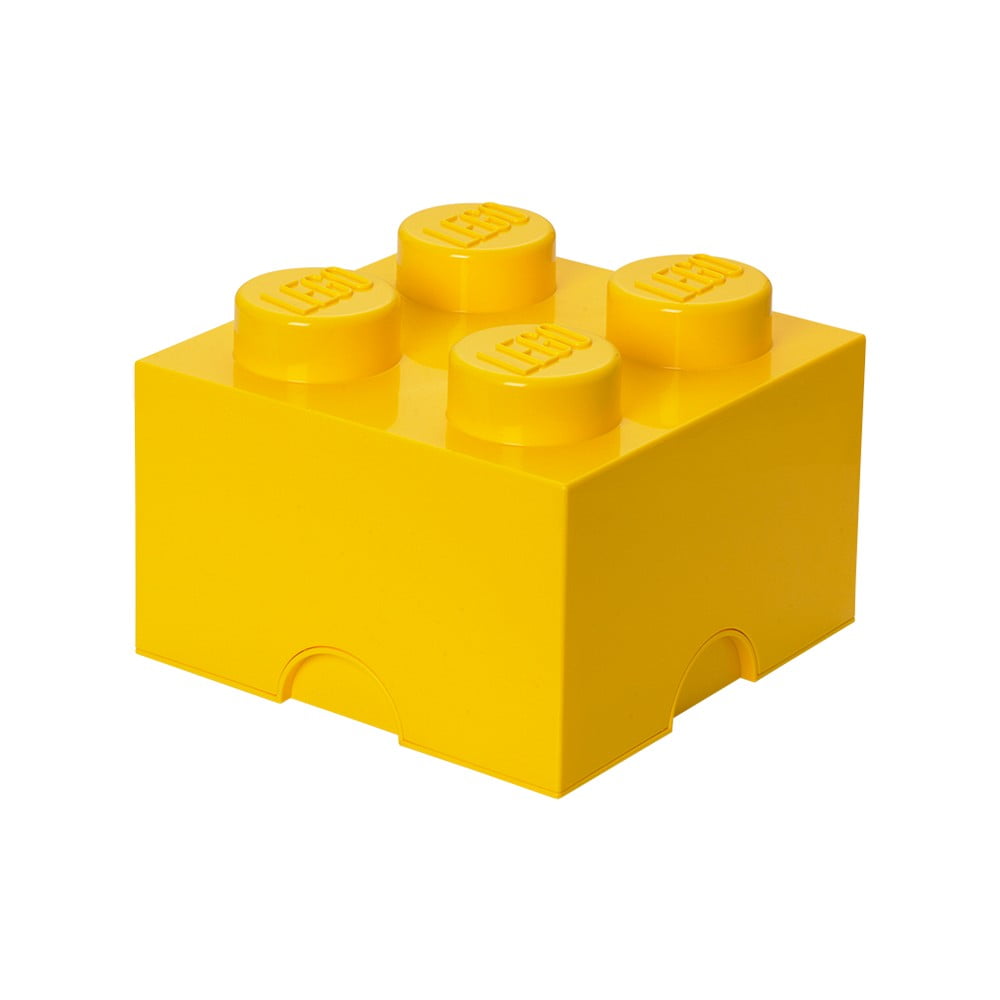 Sárga szögletes tárolódoboz - LEGO®