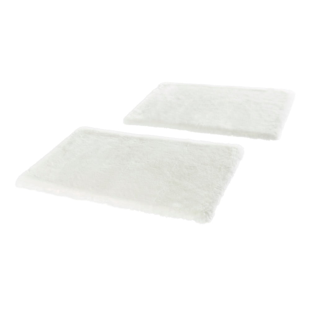 Soft 2 db fehér műszőrme szőnyeg