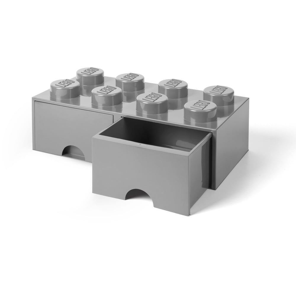 Szürke 2 fiókos tárolódoboz - LEGO®