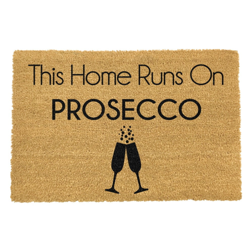 This Home Runs On Prosecco lábtörlő