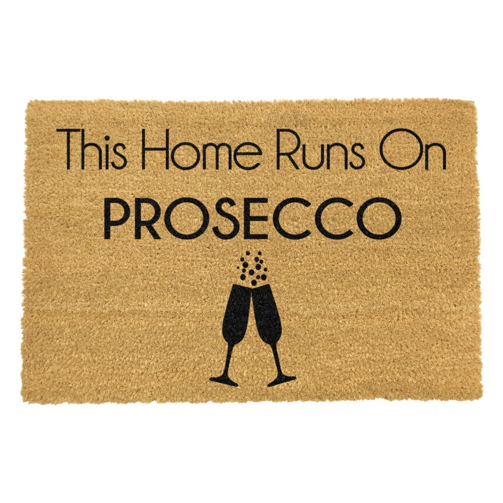 This Home Runs On Prosecco lábtörlő
