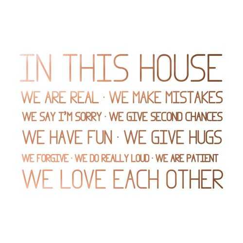 This House vinyl öntapadós falmatrica - Really Nice Things