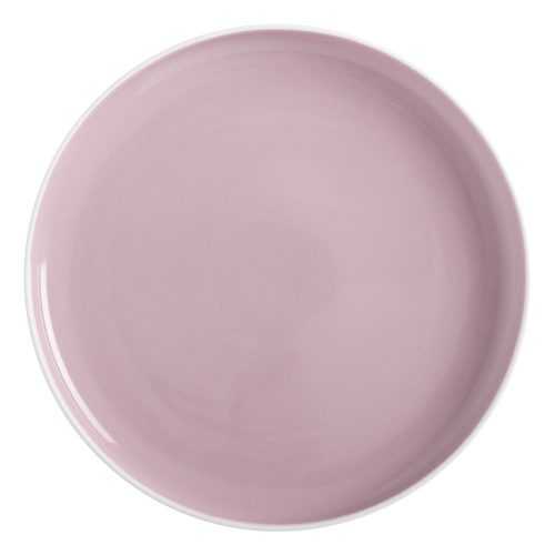 Tint rózsaszín porcelán tányér