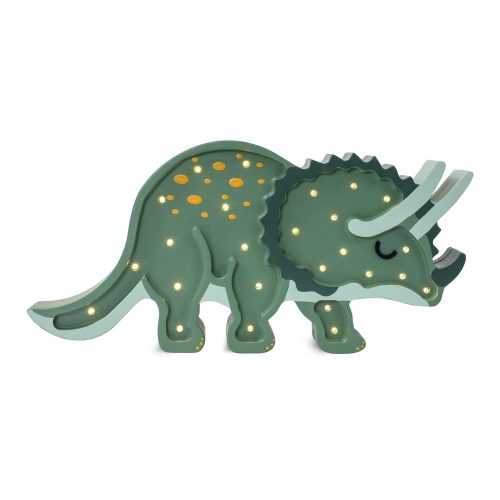 Triceratops zöld borovi fenyő asztali lámpa