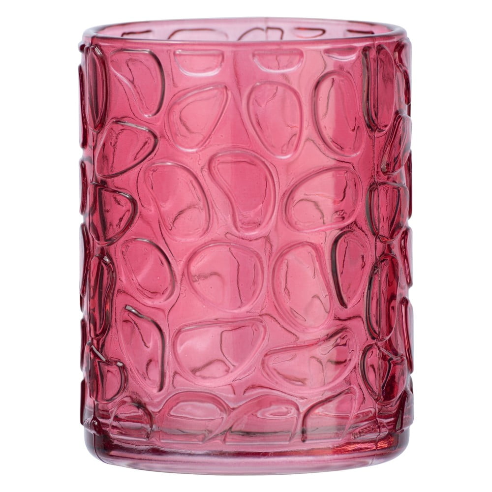 Vetro Foglia világos rózsaszín üveg fogkefetartó pohár - Wenko