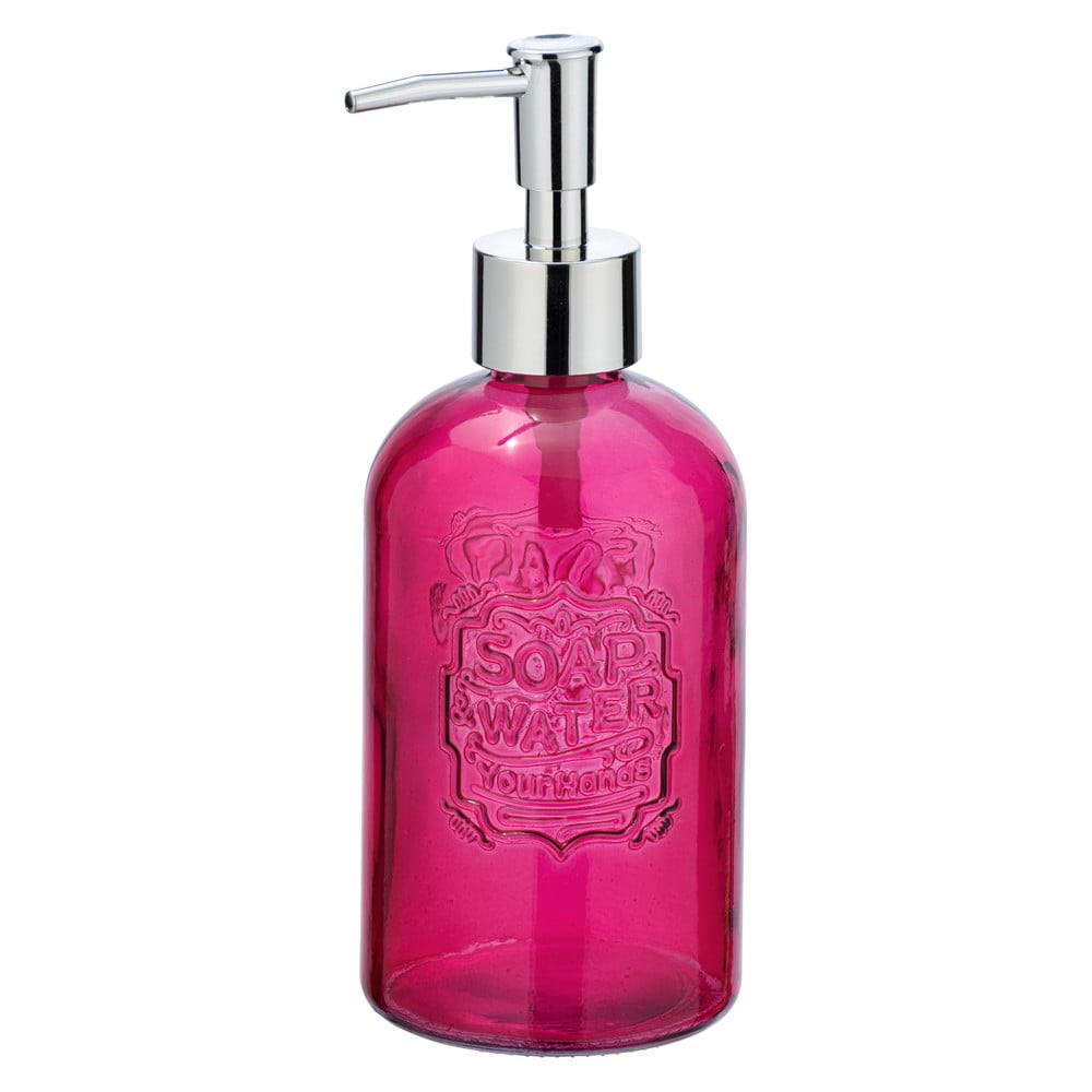 Vetro rózsaszín üveg szappanadagoló