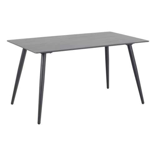 Wicklow fekete asztal kerámia asztallappal