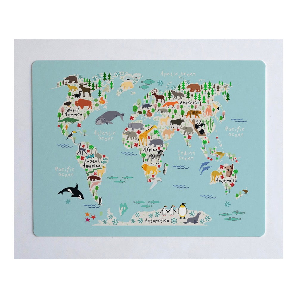 World Map könyökalátét