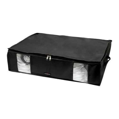 XXL Black Edition 3D fekete ágy alatti ruhatároló doboz