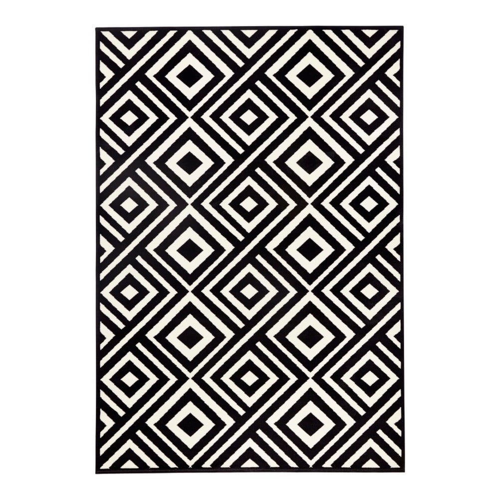 Art fekete-fehér szőnyeg 160 x 230 cm - Zala Living