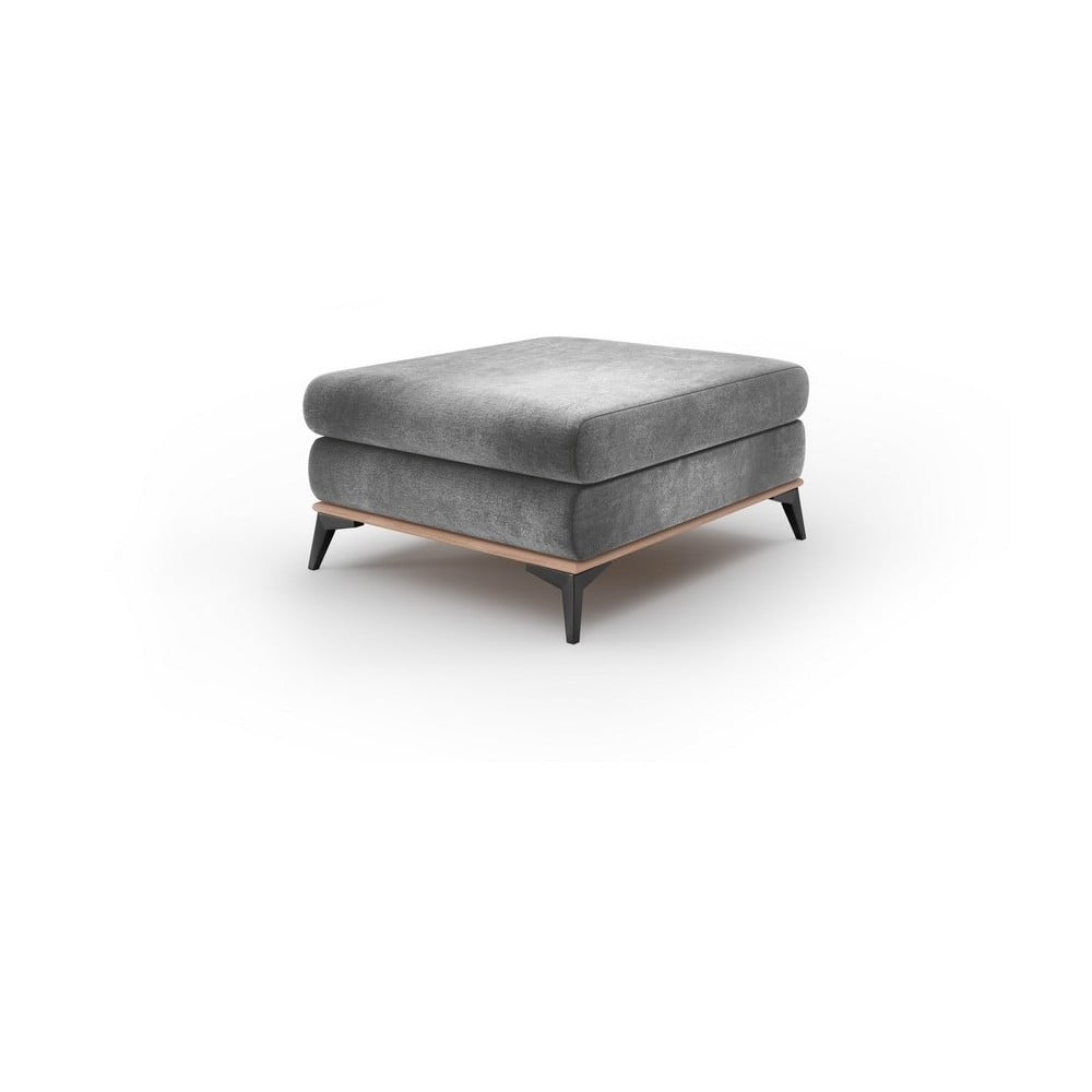 Astre szürke puff bársony kárpittal - Windsor & Co Sofas