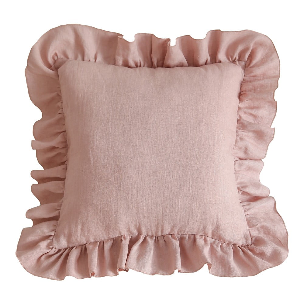 Baba párnahuzat Powder Pink Frill - Moi Mili