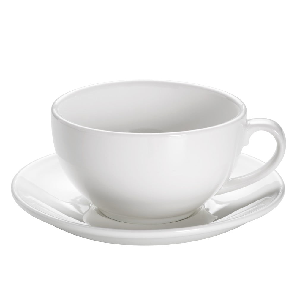 Basic fehér porcelán csésze és csészealj