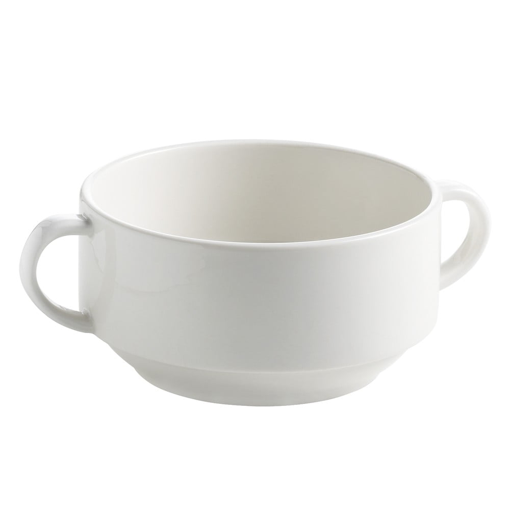 Basic fehér porcelán leveses tálka - Maxwell & Williams