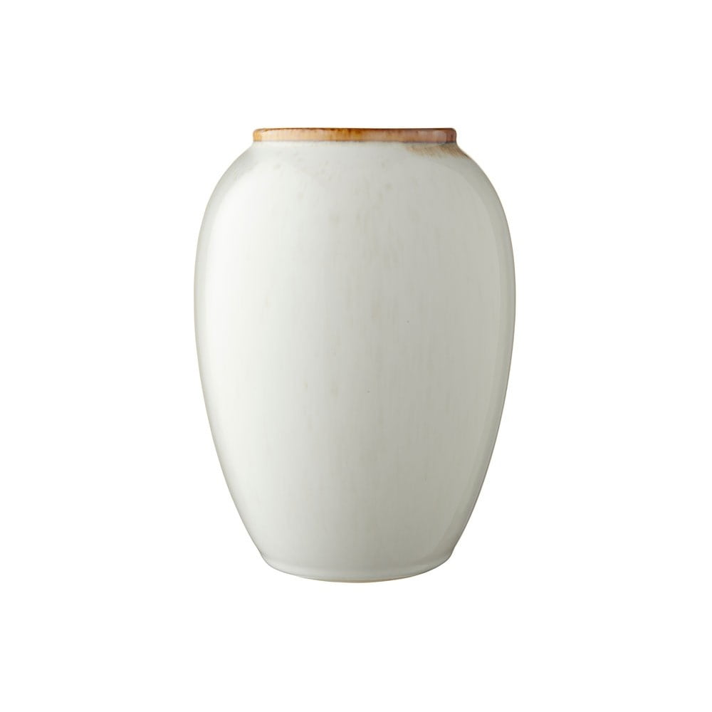 Basics Cream krémszínű agyagkerámia váza