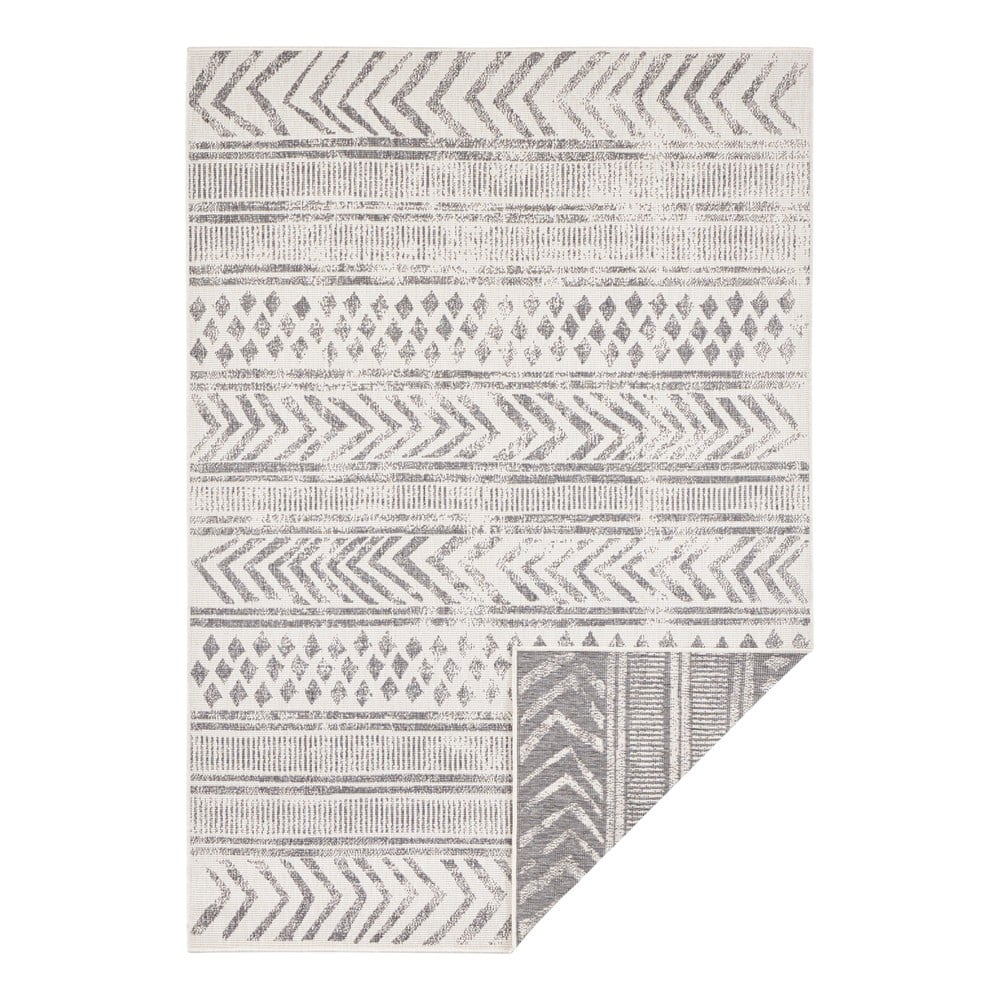Biri szürke-krémszínű kültéri szőnyeg