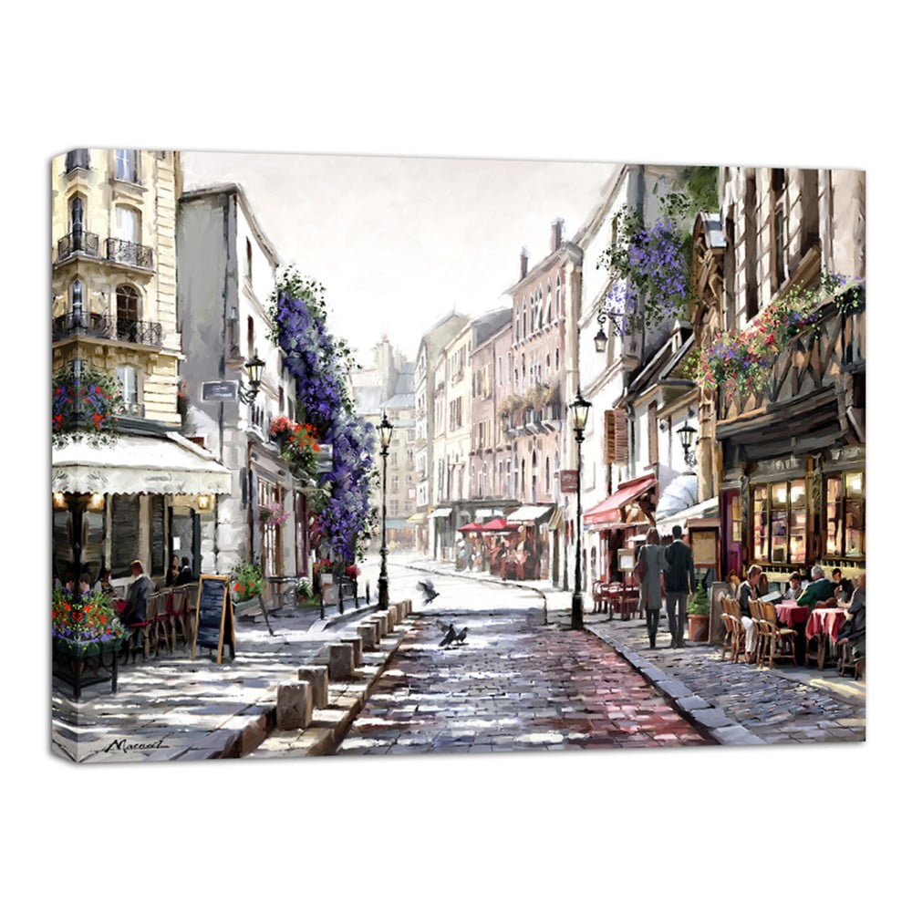 Canvas Watercolor Paris Mood fali kép