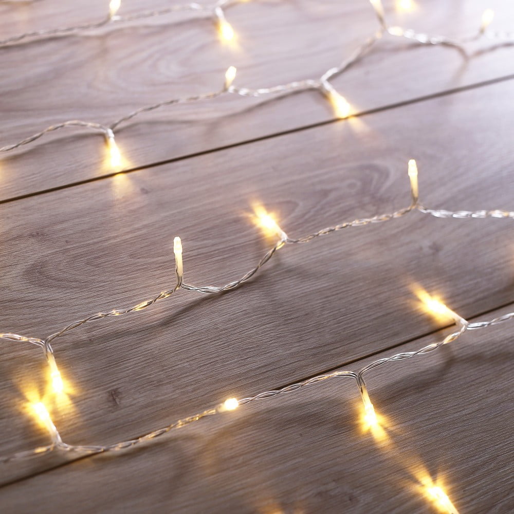 Christmas átlátszó LED fényfüzér