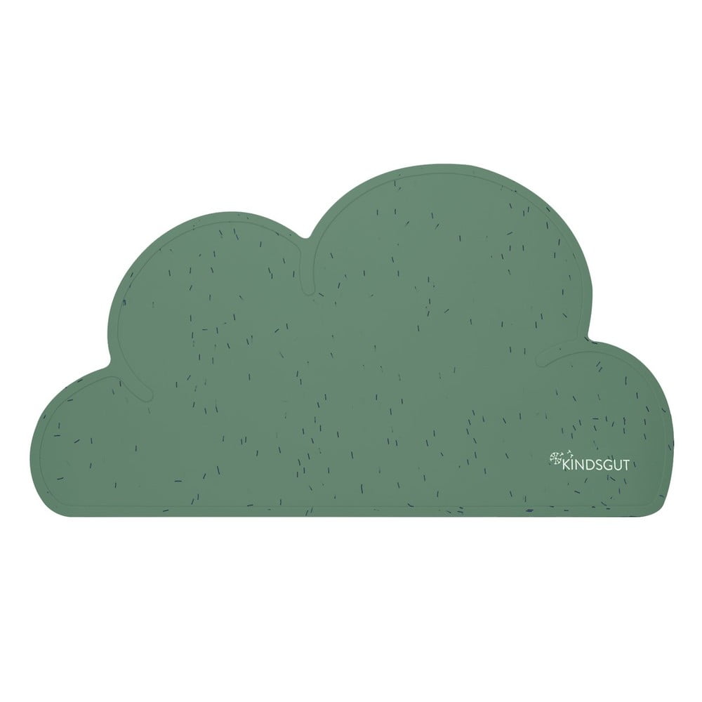 Cloud sötétzöld szilikon tányéralátét