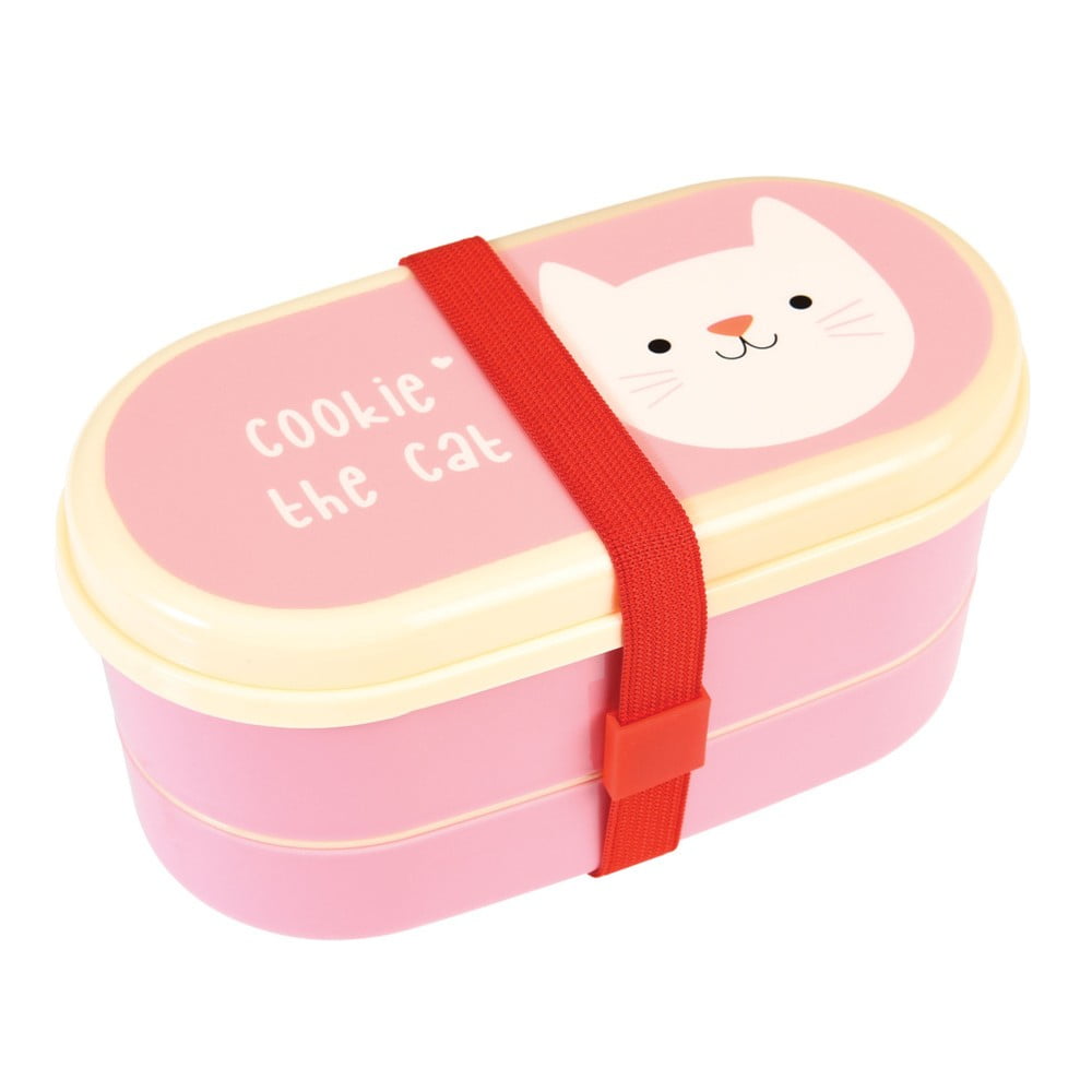 Cookie The Cat rózsaszín uzsonnásdoboz - Rex London