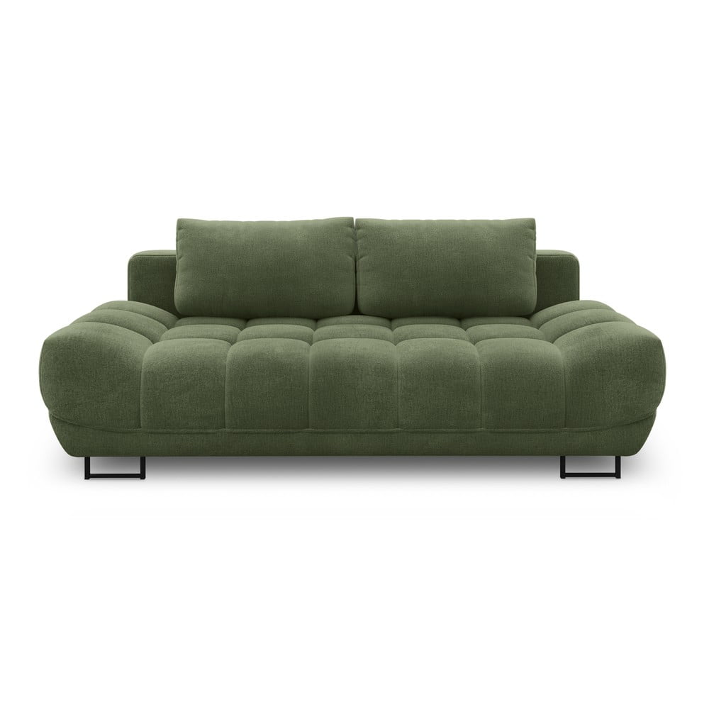 Cumulus zöld háromszemélyes kinyitható kanapé - Windsor & Co Sofas