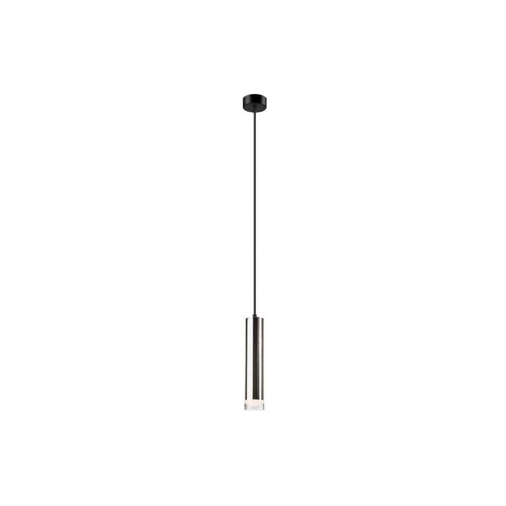 Diego fekete-ezüstszínű függő mennyezeti lámpa - LAMKUR