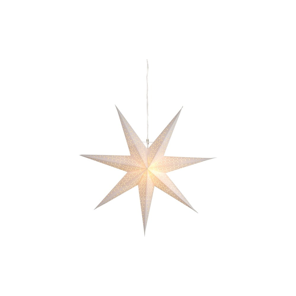 Dot fehér világító csillag dekoráció