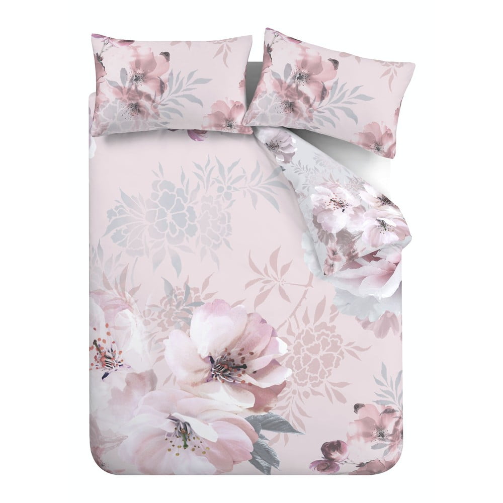Dramatic Floral rózsaszín ágyneműhuzat