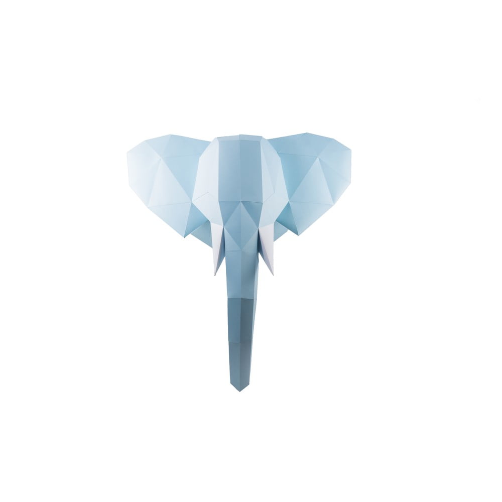 Elefánt kék kreatív hajtogatható papírfigura - Papertime