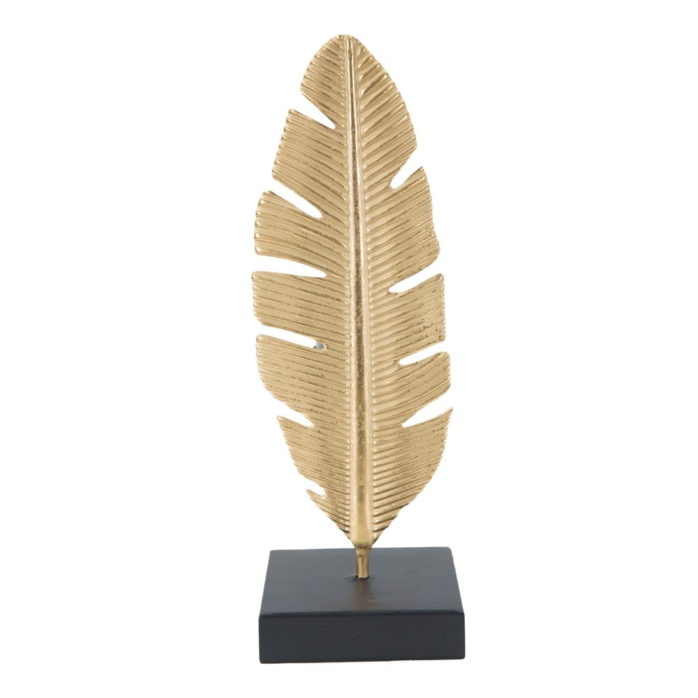 Feather aranyszínű dekorációs gyertyatartó