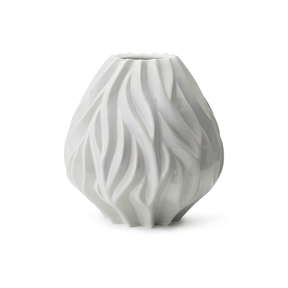Flame fehér porcelán váza