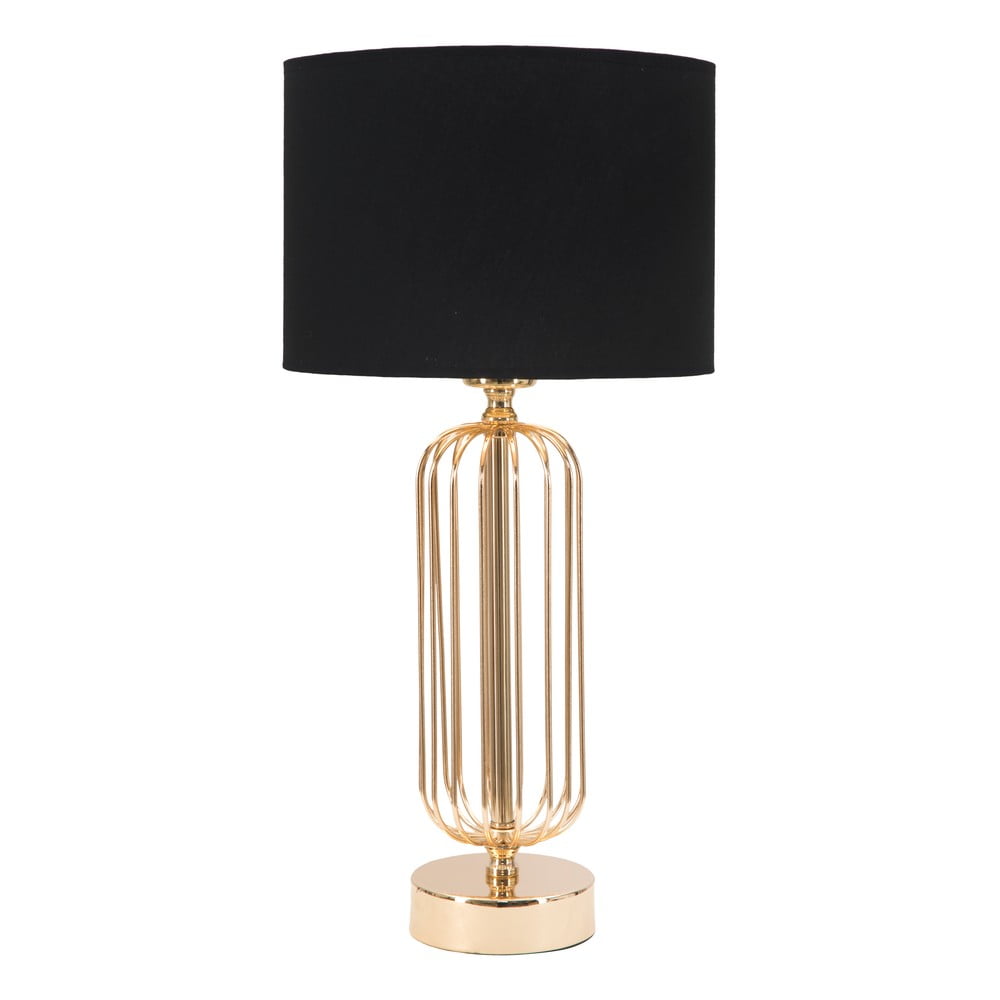 Glam Towy fekete-aranyszínű asztali lámpa