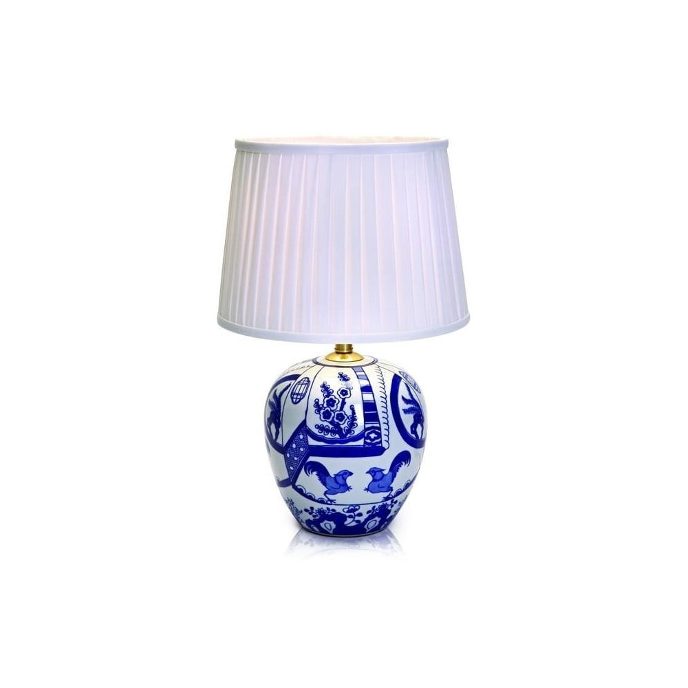 Goteborg kék-fehér asztali lámpa