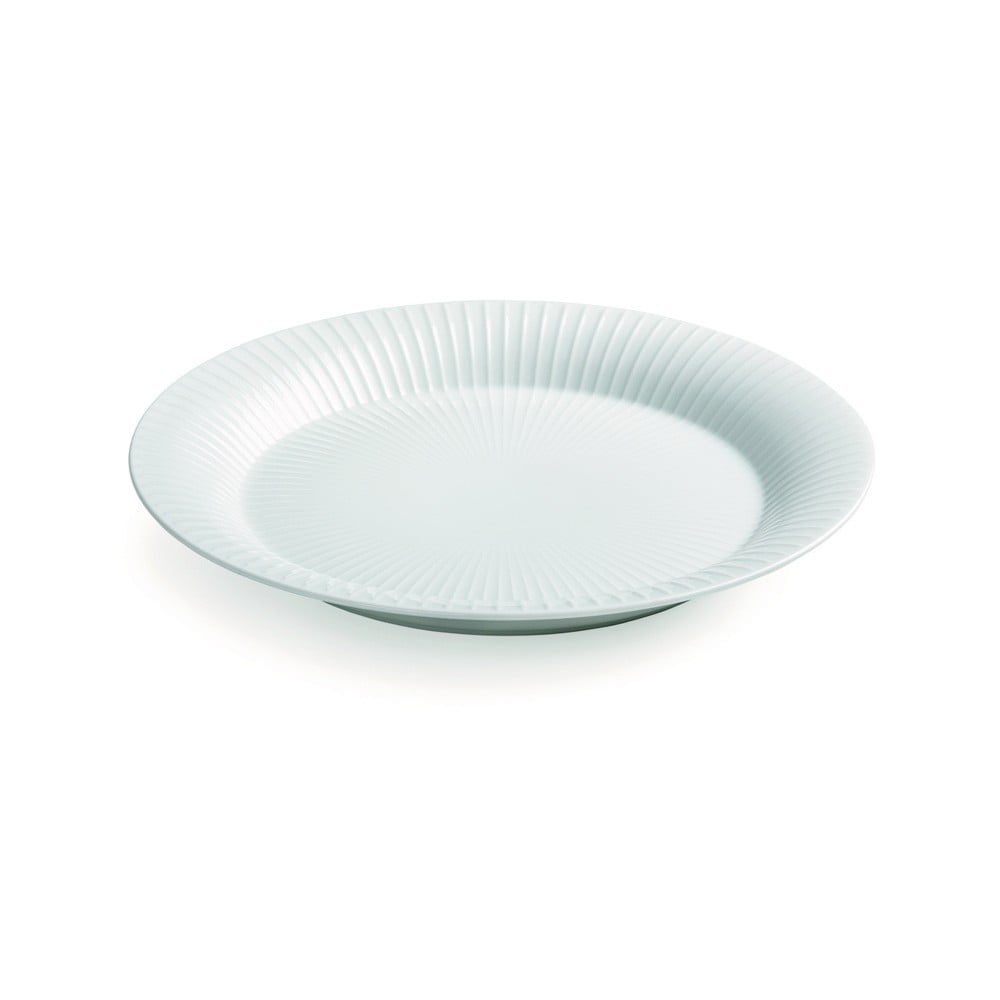 Hammershoi fehér porcelán tányér