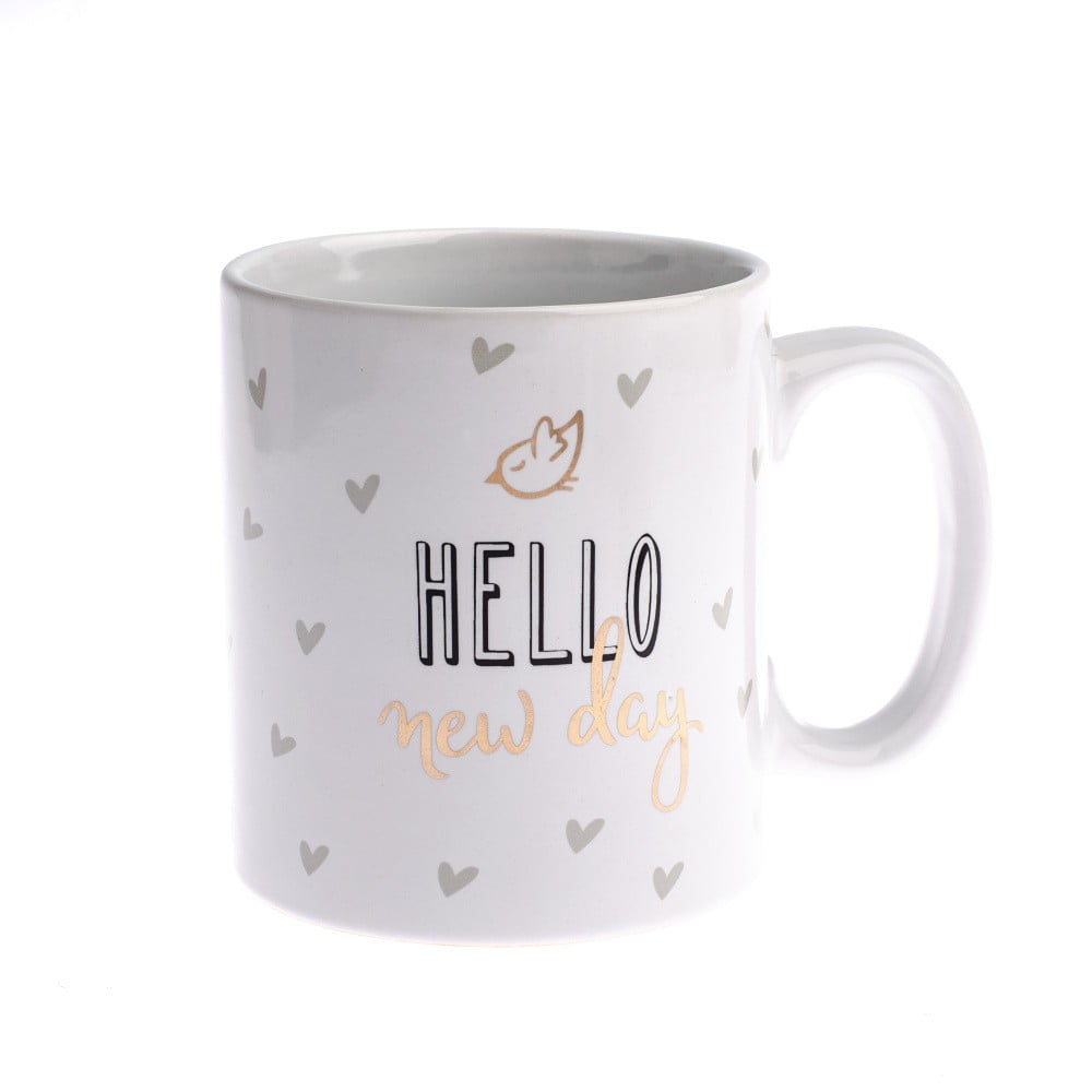 Hello New Day porcelánbögre
