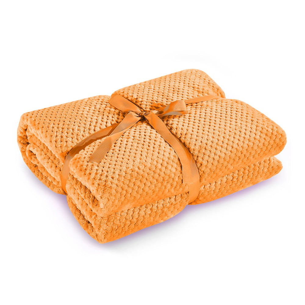 Henry narancssárga mikroszálas takaró