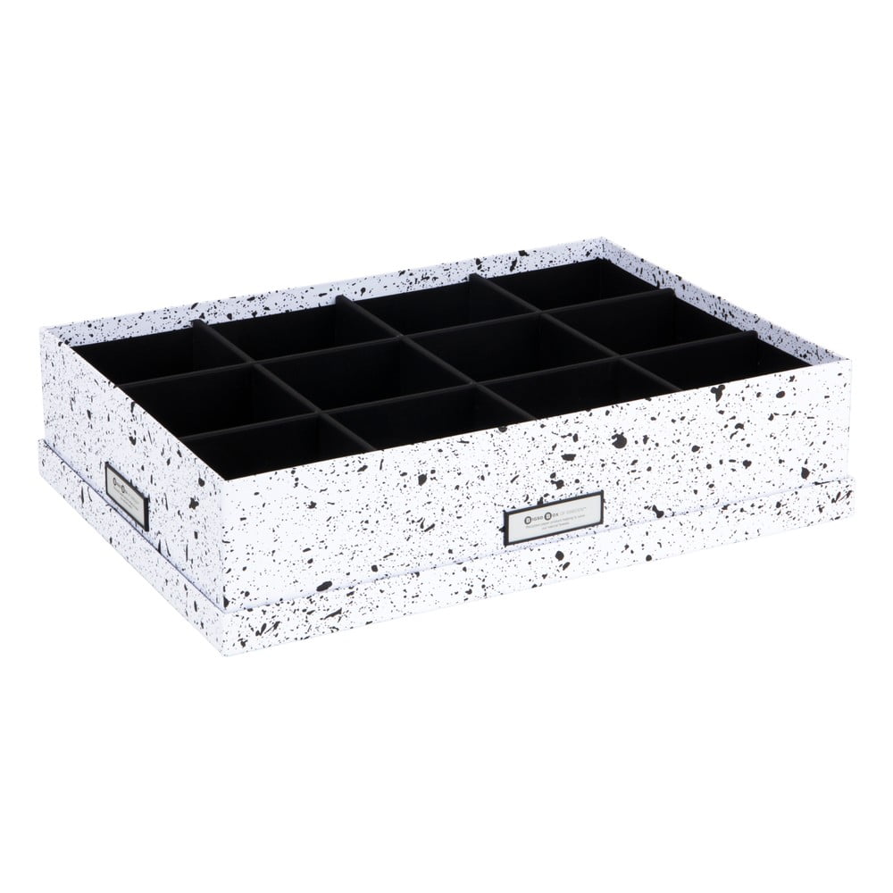 Jakob fekete-fehér rekeszes doboz - Bigso Box of Sweden