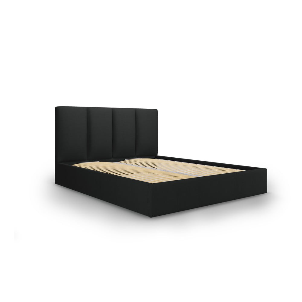 Juniper fekete kétszemélyes ágy