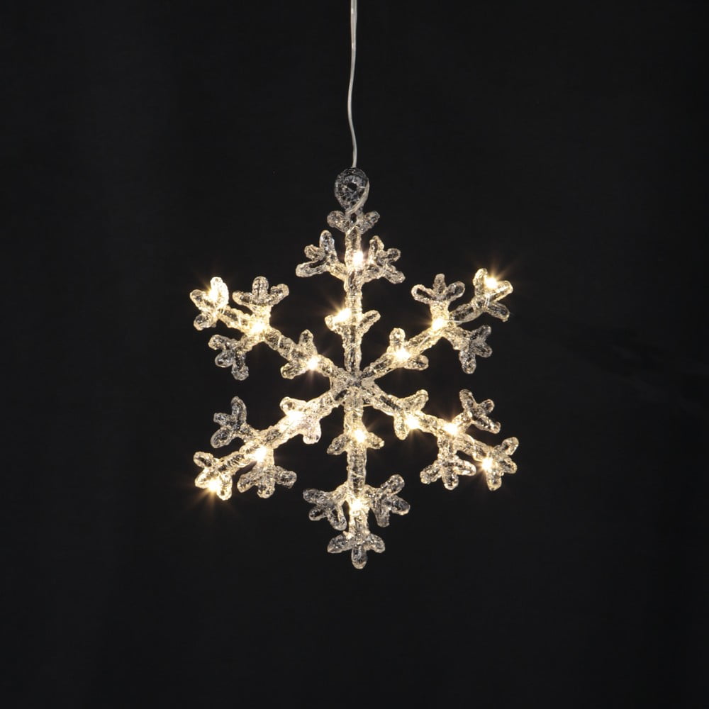 Karácsonyi fénydekoráció készlet 3 db-os Icy Snowflake - Star Trading