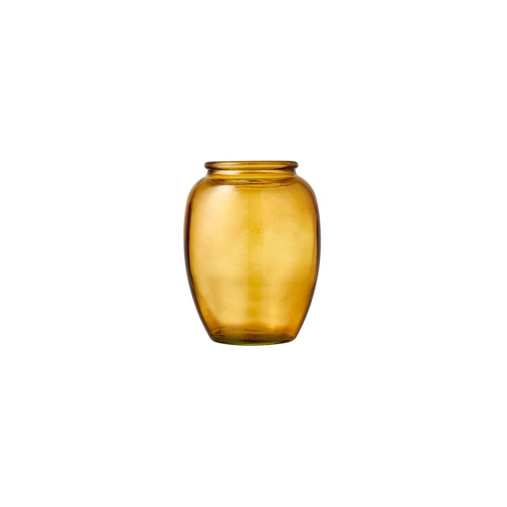 Kusintha sárga üveg váza