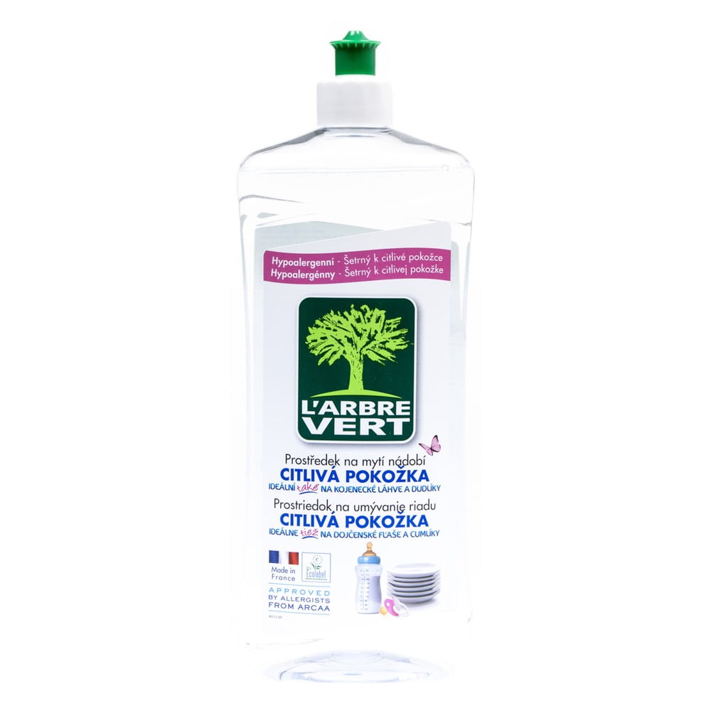 L´Arbre Vert Sensitive öko mosogatószer érzékeny bőrre