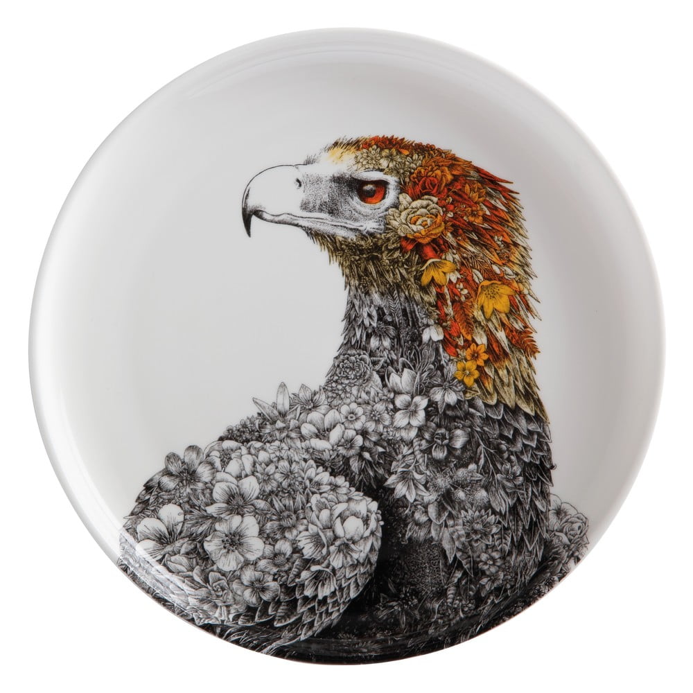 Marini Ferlazzo Eagle fehér porcelán tányér