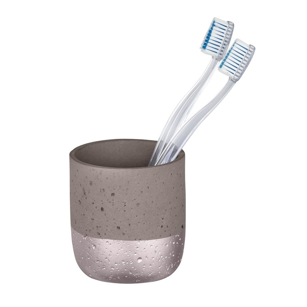 Mauve szürke beton fogkefetartó pohár - Wenko