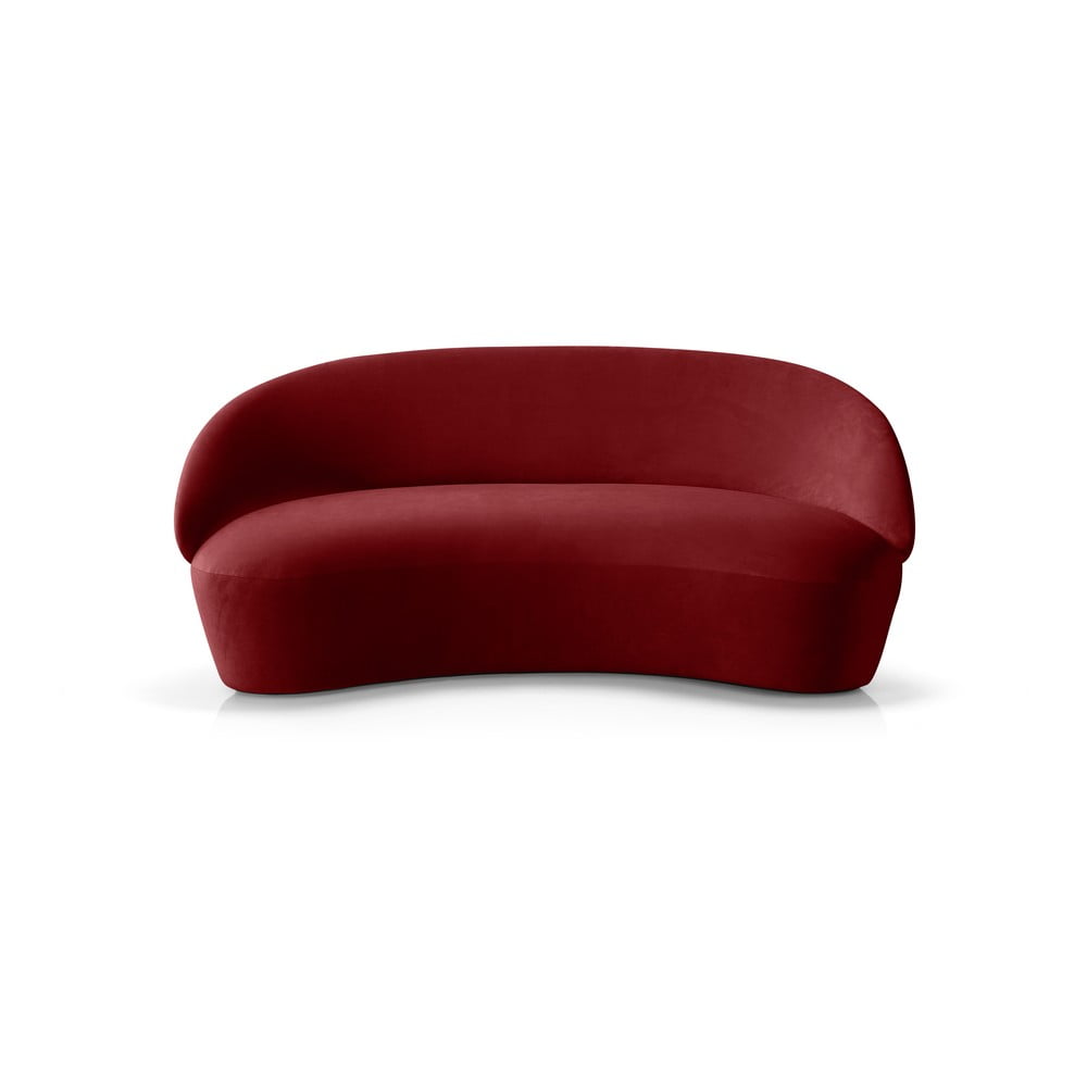 Naïve piros bársony kanapé