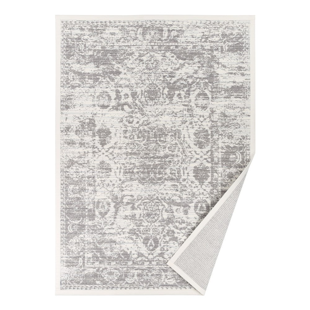 Narma Palmse fehér mintás kétoldalas szőnyeg