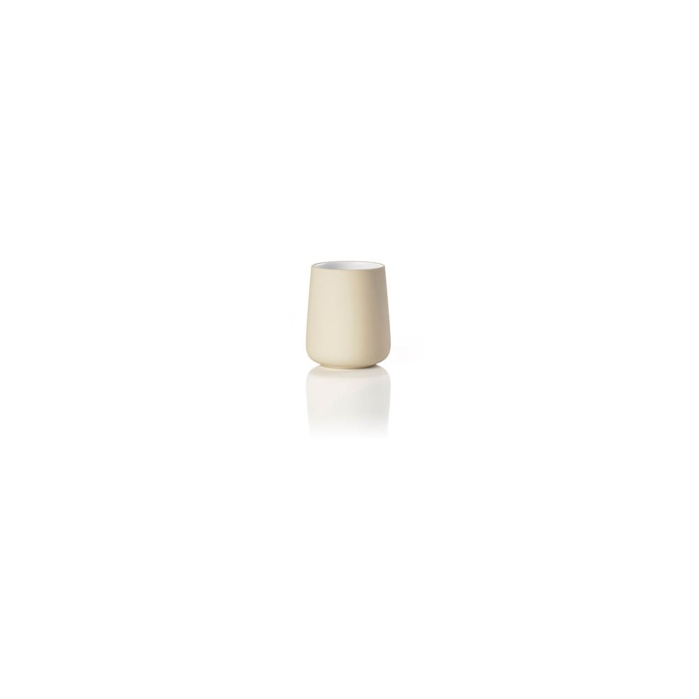 Nova bézs porcelán fogkefetartó pohár - Zone